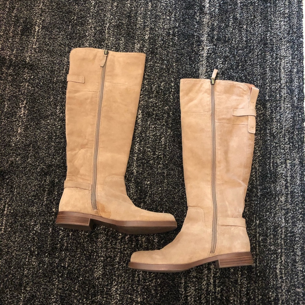 Franco sarto coley boots in sandstone sz 8M